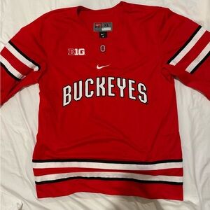 Red Nike Ohio State hockey jersey size XL. Excellent condition